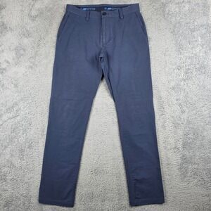Vineyard Vines OTG On The Go Pant Mens 30x30 Navy Blue Stretch Performance Chino